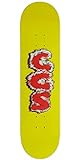 [CCS] Furry Letters Skateboard Deck Yellow 8.25'