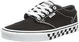 Vans Men's Atwood (Leather) Black/Marshmallow Skate Shoe 13 Men US