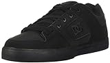 DC Men's Pure Casual Skate Shoe, Black/Pirate Black, 12 US