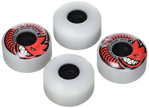 'Spitfire Clear/Red Classic 80HD Chargers Skateboard Wheels