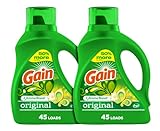 Gain Laundry Detergent Liquid Soap Plus Aroma Boost, Original Scent, HE...