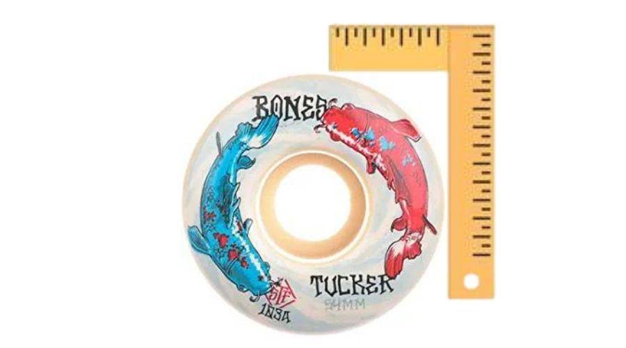 ruler for wheel measuring